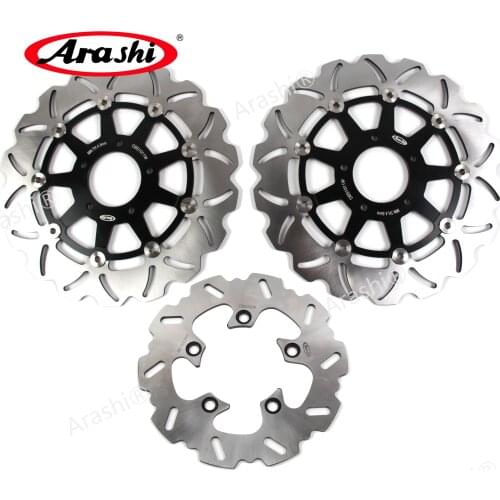 Arashi 1 Set 310 / 220 mm CNC Front Rear Brake Disc Brake Rotors For SUZUKI SV 1000 2003-2007 SV1000 2003 2004 2005 2006 2007