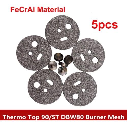 5pcs/lot 49mm Diameter FeCrAl Car Diesel Water Heater Burner Screen Mesh Filters For Webasto Thermo Top 90/ST DBW80 1322584A