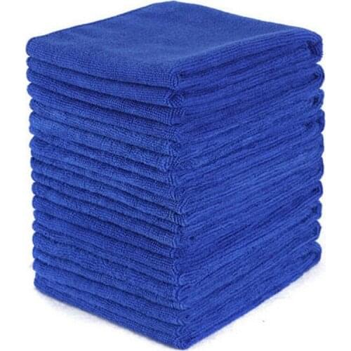 Novel-100 Pcs Car No-Scratch Rag Polishing Dust Rags 30cmx30cm Microfiber Cleaning Cloth Towel