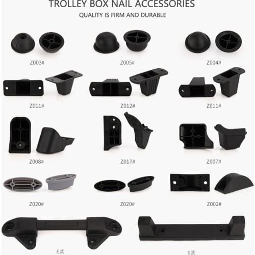 Suitcase Universal Replacement Parts Foot Nails Luggage Front Foot Accessories Plastic Durable Audio Station Foot Accessorie