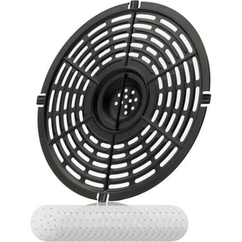 1Set Air Fryer Replacement Grill Pan for Power Gowise 5QT Air Fryers, Air Fryer Accessories, Non-Stick Air Fryer Pan