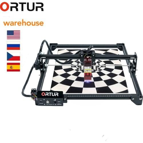 Woodworking Tools Laser Engraver DIY Logo Mark Printer Cutter LaserGRBL Laser Engraving Machine 400x430mm Ortur Laser Master 2