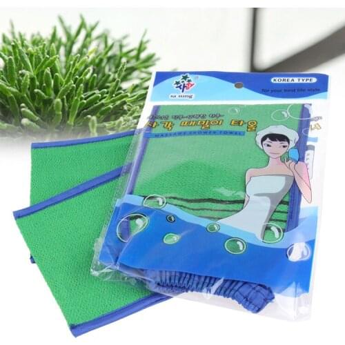 Korea Back Brush Scrub Gloves Exfoliating Body Towel Massage Shower Sponge Wash Bath Gloves