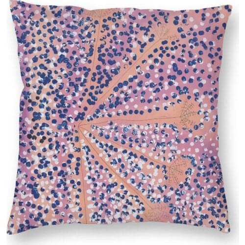 Yayoi Kusama Art Painting Throw Pillow Case Home Decor Square Funny Vision Art Prints Cushion Cover 45x45cm Pillowcover for Sofa