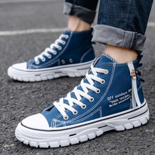 Мужские высокие кеды OloMM China At AliExpress