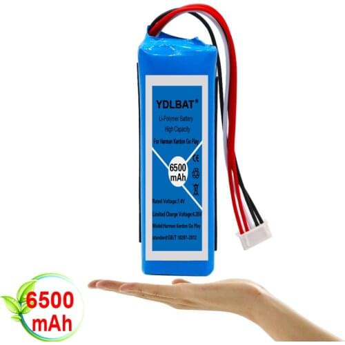 100% New Battery 7.4V for Harman Kardon Go Play Mini Speaker Li-Polymer Lithium Polymer Rechargeable BATTERY 6500mAh