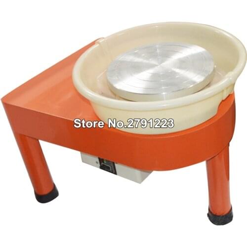 110V 60HZ 250W Pottery Drawing Machine Pottery Forming Machine Electric Pottery Wheel DIY Clay Tool with Tray For Ceramic Work