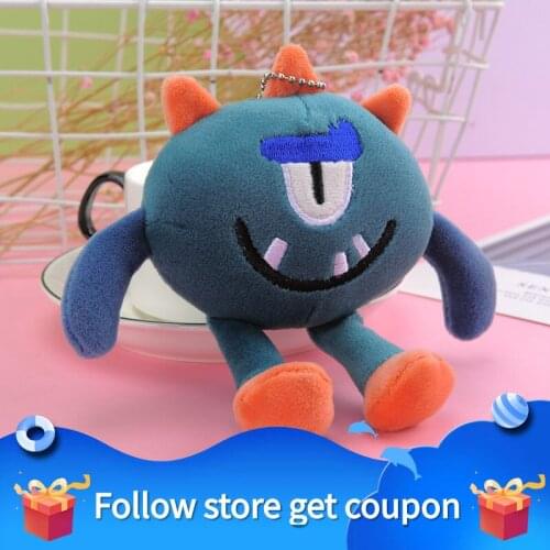 15cm Plush Toys Ugly Keychain Pendant Doll Child Cartoon Anim Decoration Lovely Gift Monster Accessories New Style Soft Fluff