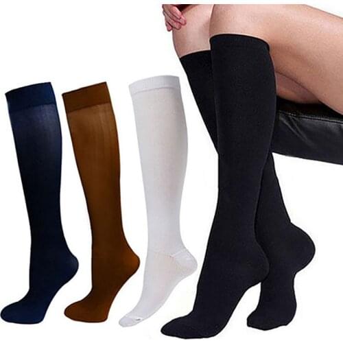 29-31CM Thigh-High Compression Outdoors Stockings Pressure Nylon Varicose Vein Stocking Travel Leg Relief Pain Support Stocks
