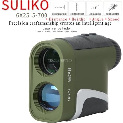 306- 6X25 700 Golf Laser Rangefinder Range Finder Monocular Outdoor Distance Meter Tester Hunting Measure Telescope