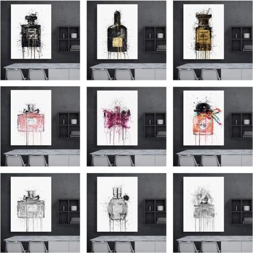 Abstract Graffiti Perfume Canvas Painting Poster Picture Print Cuadros Wall Art Decoration Mural Home Living Room Decor Unframed