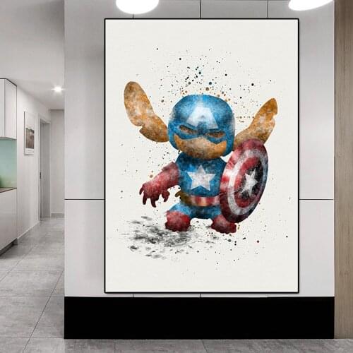 5D Diamond Painting Disney Avengers&stitch Diamond Embroidery Full Drill Diy Mosaic Home Decor Cross Stitch Kits Funny Gift