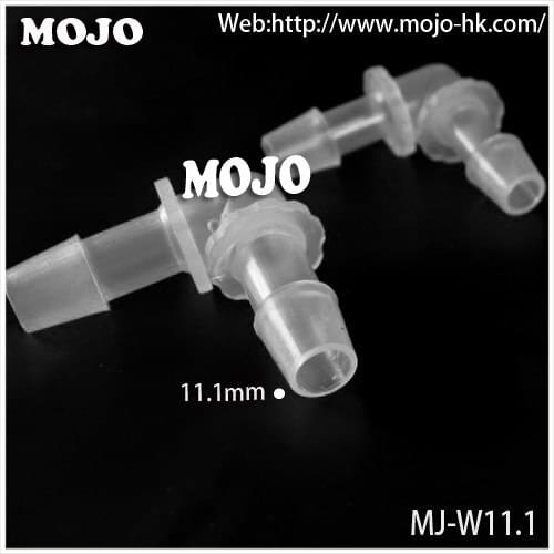 Free shipping!!MJ-W11.1 Elbow brabed type11.1 mm min out diameter pipe connector (100pcs/lots)