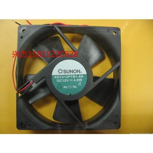 Free Delivery. KD1212PTB1-6A 12V 4.8W 12025 12CM chassis cooling fan 120X120X25MM