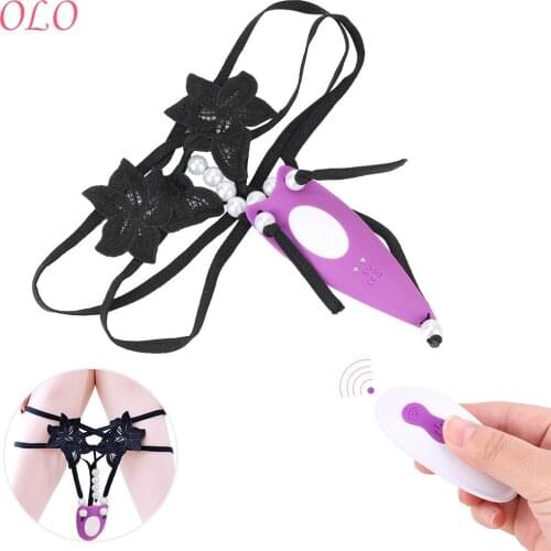 Wireless Remote Control 9 Modes Wearable Panties Vibrators Sex Toys for Women Removable Sexy Lingerie Beads Clitoris Stimulator