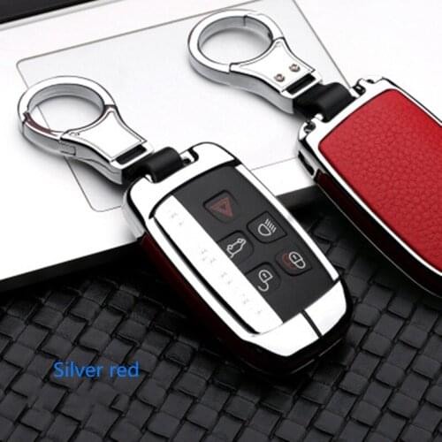 Zinc alloy Car Key Case Cover For Land Rover A9 Range Rover Sport Evoque Freelander 2 For Jaguar XE XJ XJL XF C-X16 V12 key bag