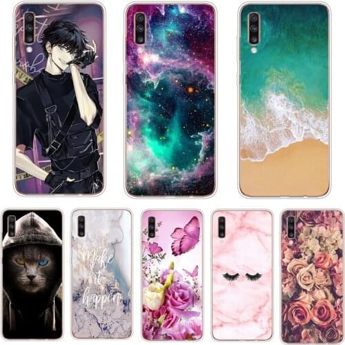 FOR Funda Samsung A70 A705 Case Soft Silicone Cover FOR Samsung Galaxy A70 2019 6.7" Cute Phone Cases Couqe