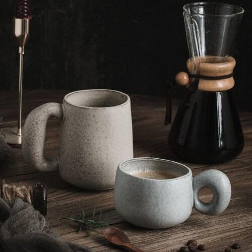 Designer Funny Pottery Mug and Plate Vintage Home Decor Personalized Coffee Tea Water Milk Cups Kitchen Tableware Creative Gifts