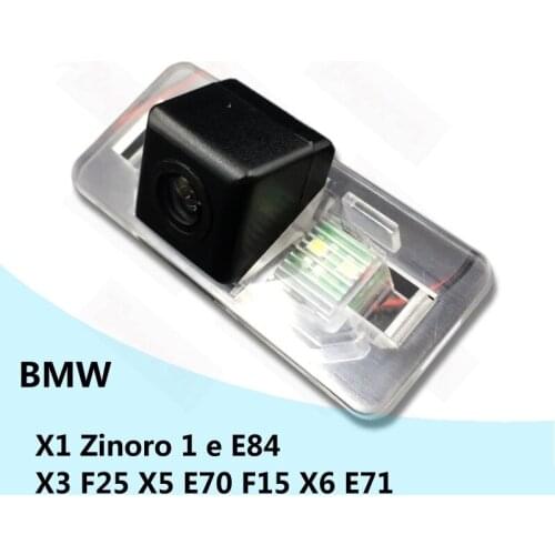 For BMW X1 Zinoro 1 e E84 X3 F25 X5 E70 F15 X6 E71 Car Waterproof Night Vision reverse Rear View Reversing Backup Camera