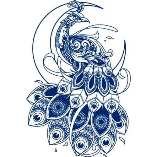 Phoenix/Tiger/flower/feather lasts 15 days tattoo Waterproof Temporary Tattoos Men Flash Tatoo Sleeves tattoo Fake Tattoo