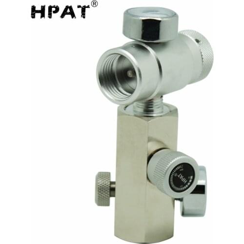 HPAT New CGA320 CO2 Cylinder Refill Adapter Connector Homebrew Kit for Filling Soda Tank Soda Water Cylinder