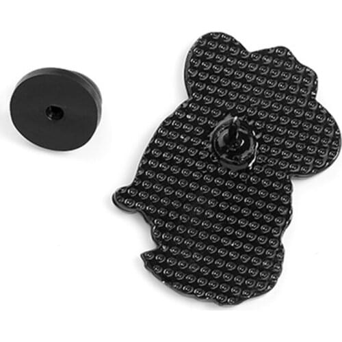 Korean Version of Creative Animal Brooch Cartoon Western Cowboy Cat Style Childhood Animation Peripheral Brooch Pin