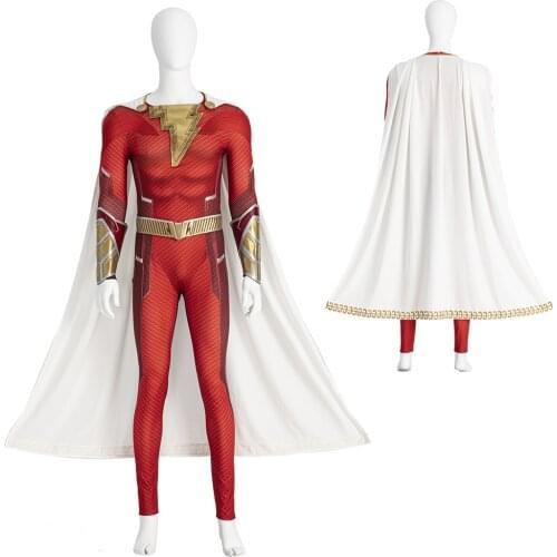 Movie Fury of the Gods Cosplay Costume Billy Red Fighting Bodysuit Uniform Fancy Halloween Party Role-playing Jumpsuit