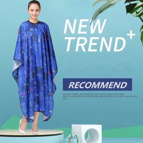 Salon Professional Hair Styling Cape, Adult Fashion Trend Hair Cutting Coloring Styling Waterproof Cape Hairdresser Wai Cloth