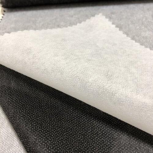 Non-Woven Fusible Light Weight Interlining Fabric Sewing Clothing Accessories Iron On Lining Adhesive Interfacing Fabric 4M/Lot