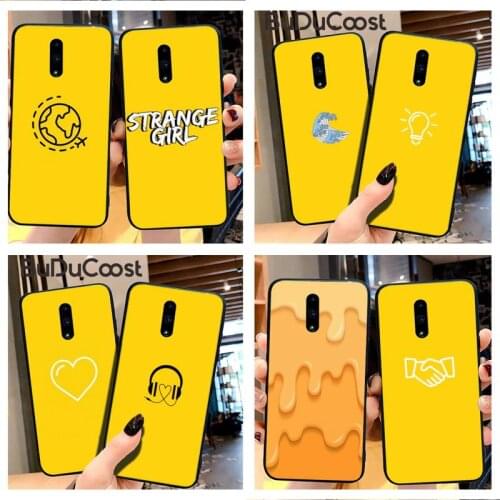 Riccu yellow aesthetic icons Phone Case For Redmi Note 8 8A 7 6 6A 5 5A 4 4X 4A Go Pro Plus Prime