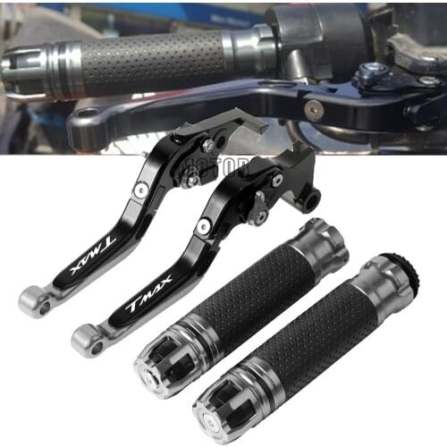 Motorcycle Folding Extendable Brake Clutch Lever Bike Cable Handle Grip For YAMAHA TMAX530 TMAX500 T MAX T-MAX 530 500 2001-2018