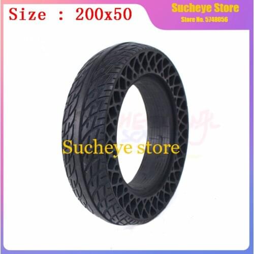 Speedway 8 Inch 200x50 Solid Tire for Electric Scooter Explosion-Proof Porous Honeycomb Tire