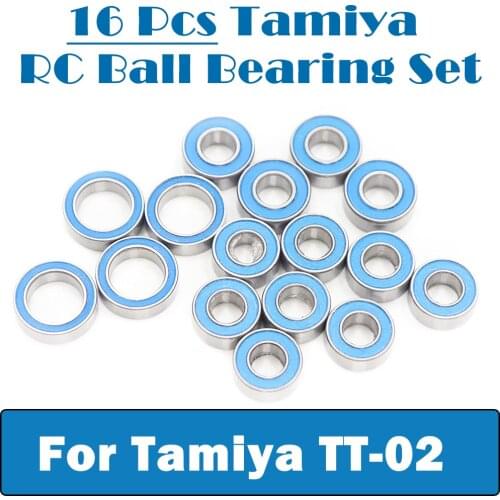 Tamiya RC Ball Bearing Set for Tamiya TT-02 16Pcs Bearings