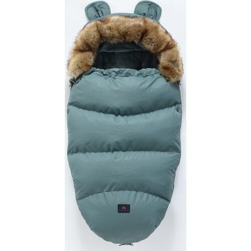 Universal Baby Stroller Sleeping Bag Winter Warm Sleepsack Windproof For Infant Wheelchair Envelopes For Footmuff Pram Socks