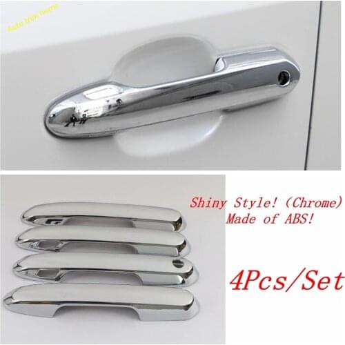 Lapetus Outside Door Handle Protective Cap Stripes Cover Trim Fit For TOYOTA RAV4 RAV 4 XA50 2019 - 2021 Auto Accessories / ABS