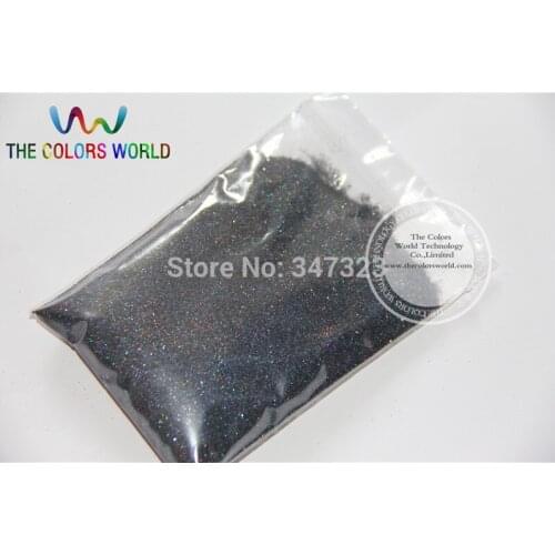 0.2mm Laser black Color Glitter Powder Shining Dust
