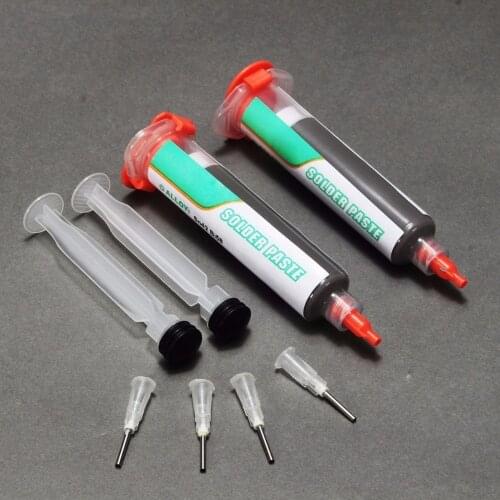 2PCS Lead-free Low Temperature Solder Paste Paste Solder Paste Solder Melting Point 138 Degree Set LED SMD