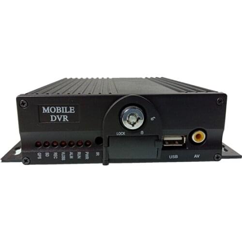 AHD 720P 4 Channels H.264 SD Card Mobile DVR for Truck Taxi School Bus