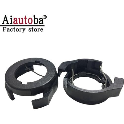 Aiautoba Car Accessories H7 Adapter Holders Socket Base H7 Retainer For Ford Kuga 2017 LED Headligt Adapter For VW Magotan Old