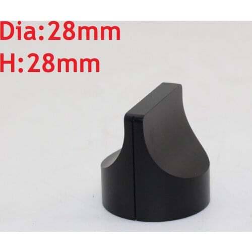 Dia28 H28 All Aluminum Volume Knob Audio DIY Power Amplifier Switch Duckbill Type Alloy Solid Knobs