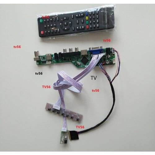 For LTN156AT05/LTN156AT05-H07 15.6" 1366*768 TV LED AV VGA HDMI RF AUDIO Mother Controller Board kit card Monitor Screen