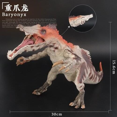 Prehistoric Jurassic Dinosaurs World Baryonyx Big Size Animals Model Action Figures PVC High Quality Toy For Kids Gift