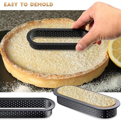 Mousse Ring Cake Cutter Mould with Ventilation Holes Dessert Foam Cream Ring
