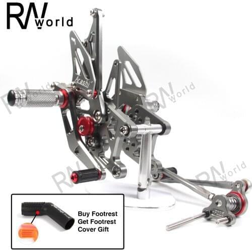 CBR600RR CNC Adjustable Rear Set Rearsets Footrest For HONDA CBR 600RR CB600 RR ABS 2009-2018 2010 2011 2012 2013 2014 2015