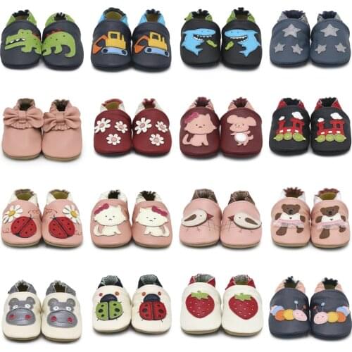 Carozoo Rubber Soled Leather Shoes Childrens Slippers Babys First Walking Shoes Antiskid Childrens Shoes