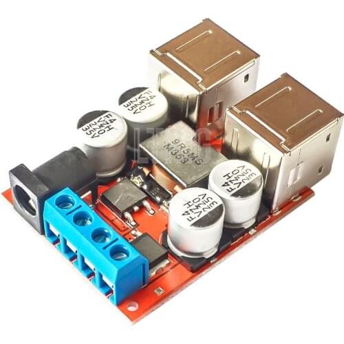 LTRIG Custom 1PC vehicle charging module 8V-35V 5V 8A power supply depressurization module 4 port USB output mobile charger