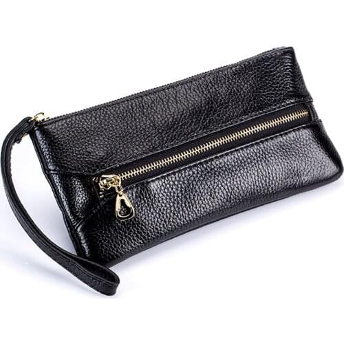 Men Genuine Leather Key Wallets Multifunction Women Coin Car Cards Key Holder Housekeeper Keys Organizer Case Bag Purse MF-718