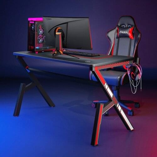 Electronic competition desk chair combination set desktop simple computer desk household desk desk game desk