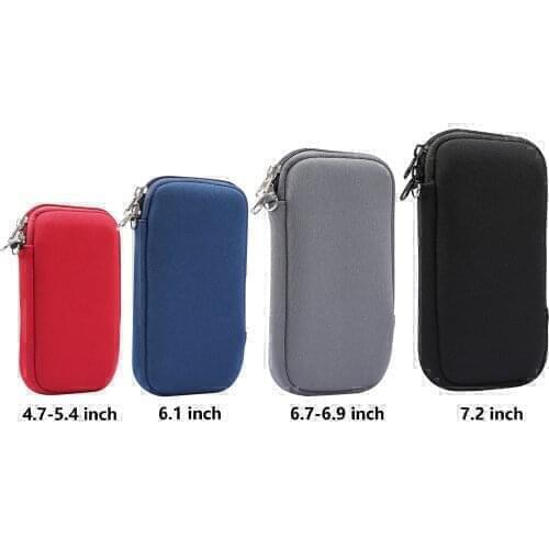 Neoprene Pouch Bag Case Cover zipper card slots for OPPO Find 3 Pro Realme 8 C20 GT Neo X2 Lite Reno 5 5Z 5F 5Lite Sleeve bags