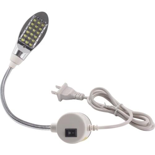 5W 18 LED Super Bright Sewing EU/US Plug Clothing Machine Night Light Flexible Work Lamp light for Workbench Lather Drill Press